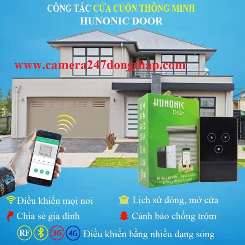 Công Tắc Cửa Cuốn Thông Minh Hunonic ( Trắng/ Đen)