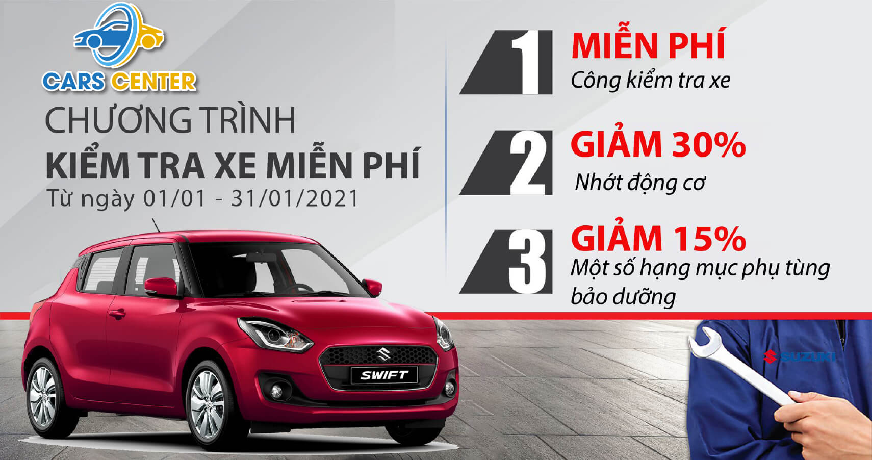 Chương trình kiểm tra xe miễn phí