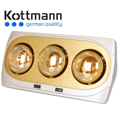 Đèn sưởi nhà tắm Kottmann 3 bóng K3B-NV