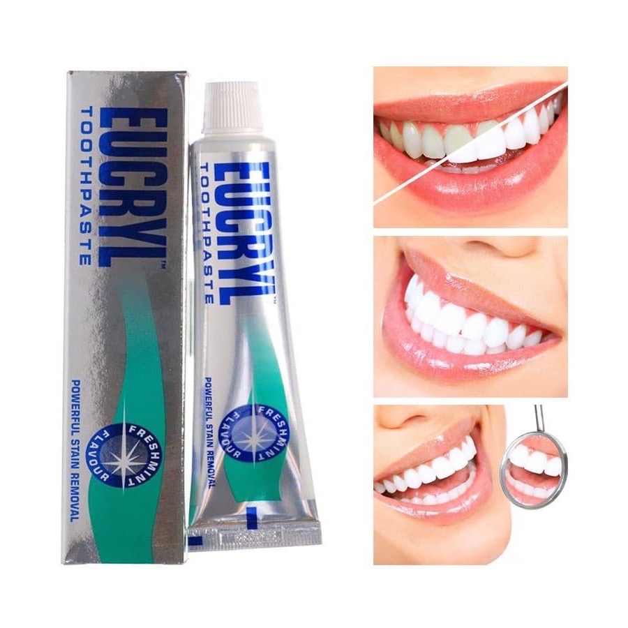 Kem tẩy trắng răng EUCRYL - cực trắng và hiệu quả