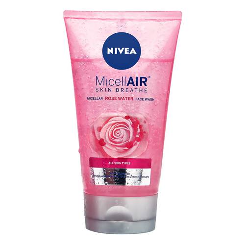 Sữa rửa mặt chiết xuất hoa hồng Nivea MicellAIR Skin Breathe