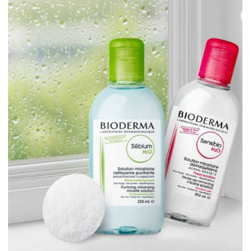 Nước rửa mặt, tẩy trang dành cho da nhạy cảm - Sensibio H20 500ml - Bioderma