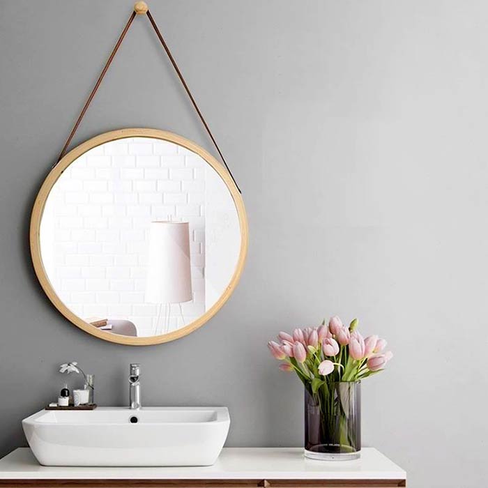 Kích thước gương nhà tắm tròn - Sự đa dạng về kích thước gương phù hợp cho từng không gian phòng tắm sẽ giúp bạn lựa chọn được sản phẩm phù hợp nhất cho căn phòng tắm của mình. Từ những chiếc gương nhỏ nhắn cho đến những chiếc gương lớn có thể chiếu hết cả một bức tường, đều mang lại sự thỏa mãn cho người dùng.