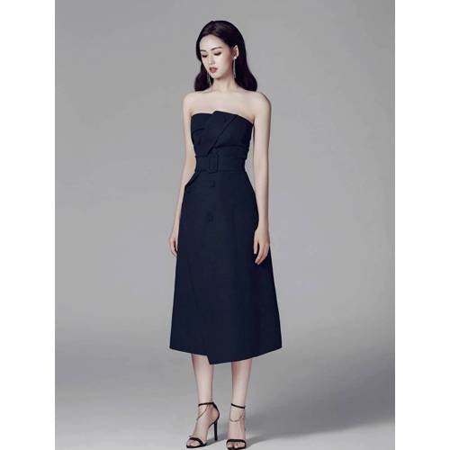 Đầm cúp ngực tà đắp chéo thiết kế cao cấp