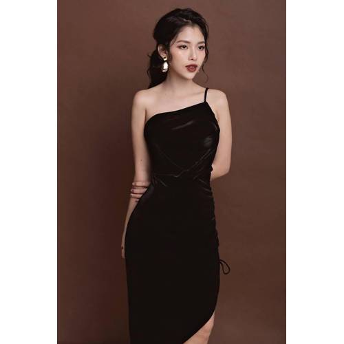 Đầm body rút eo lai xéo thiết kế cao cấp