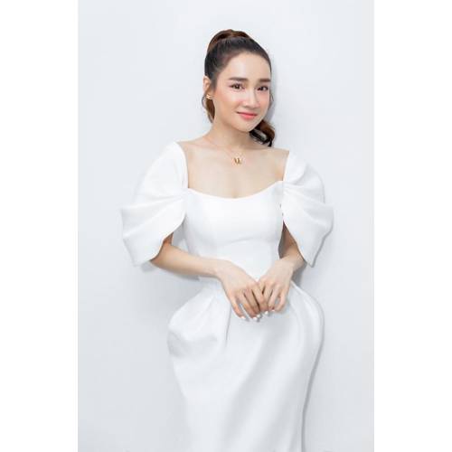 Đầm tay cánh tiên xếp ly thiết kế cao cấp