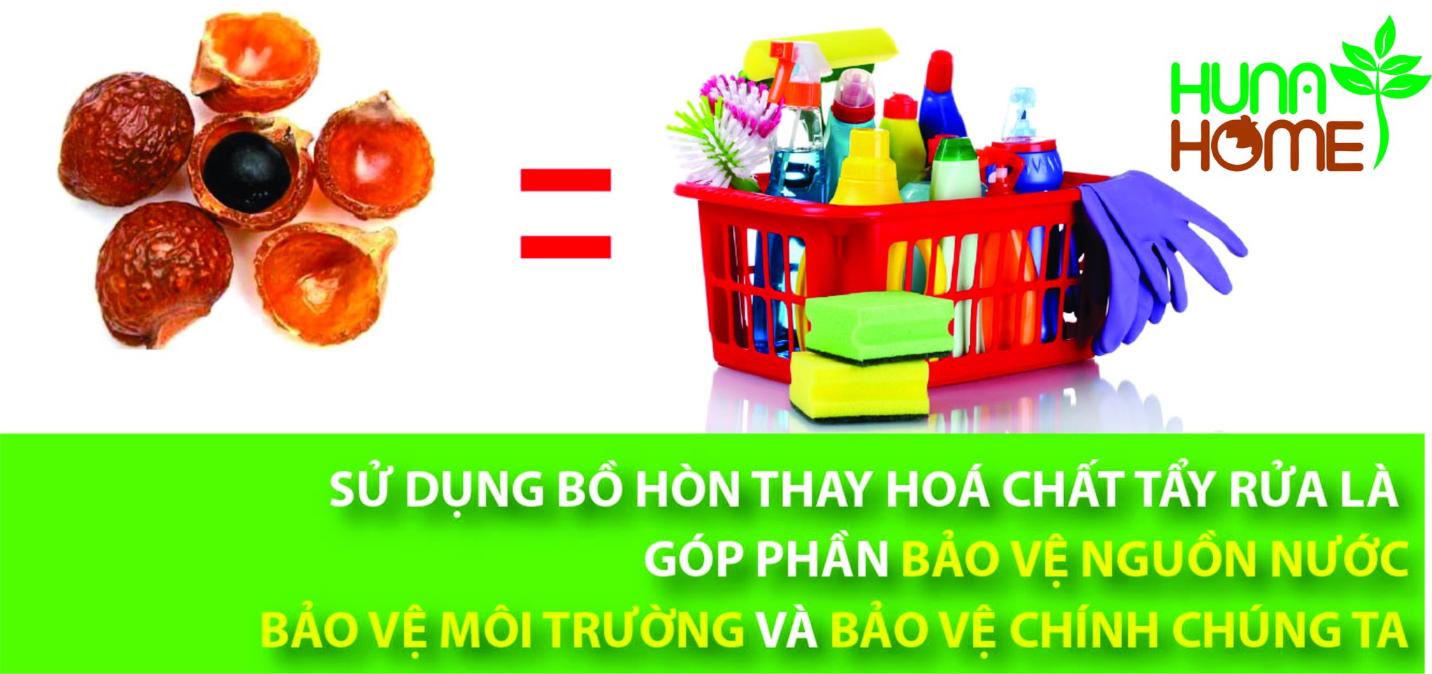 Sử dụng bồ hòn thay hóa chất là góp phần bảo vệ nguồn nước