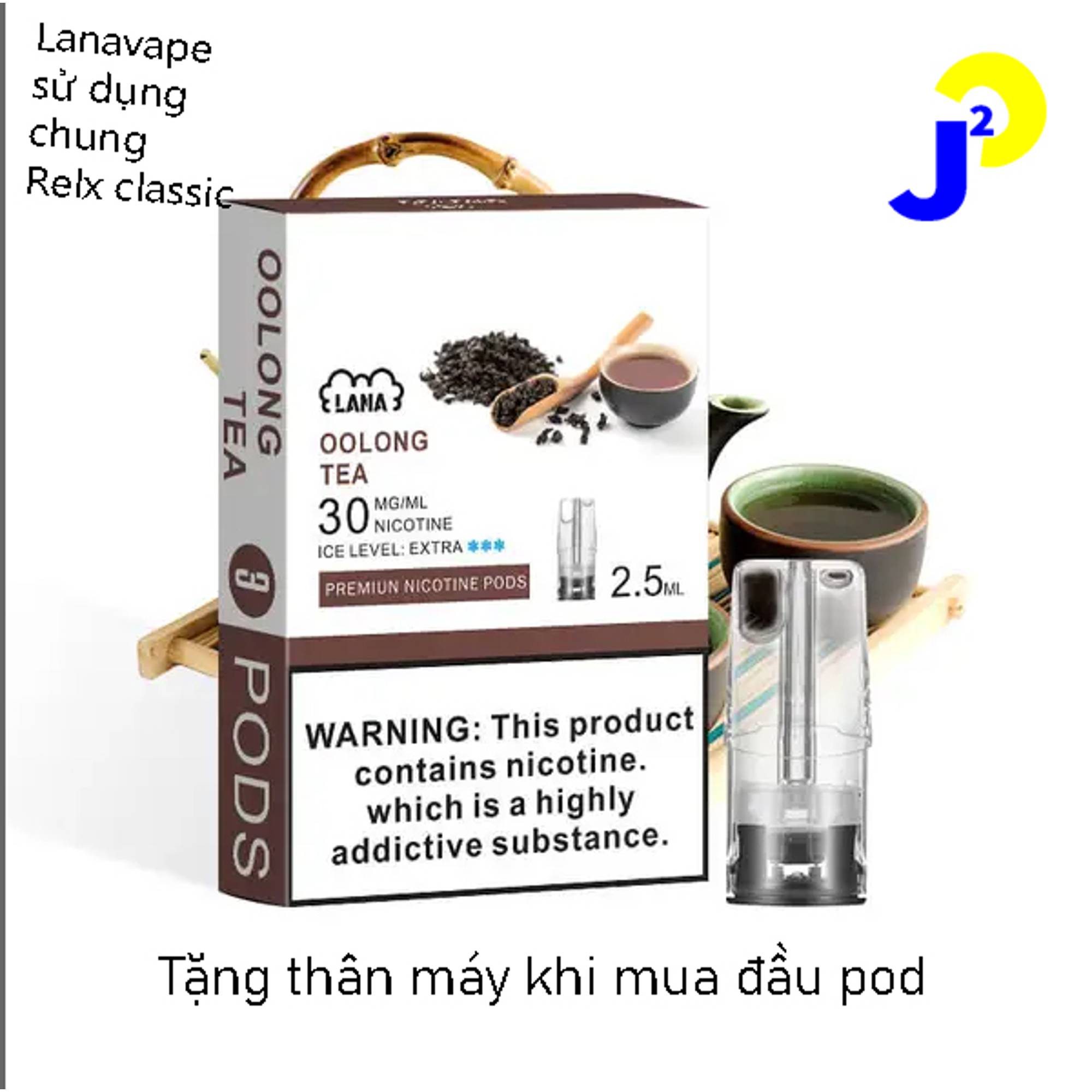 Thuốc lá điện tử lana vape trà oolong  giá rẻ jinjin