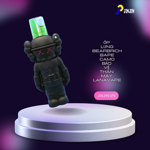 Ốp lưng KAWS Black Companion bảo vệ thân máy LANAVAPE