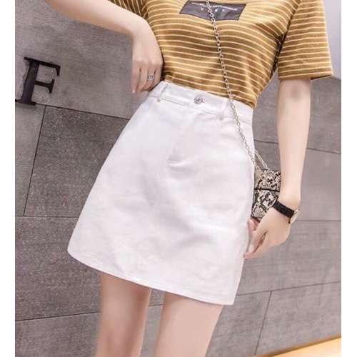 Chân váy chữ A trắng