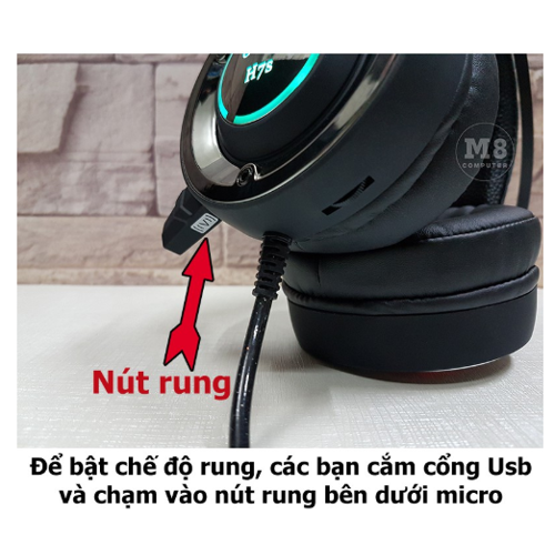 Tai nghe Gaming G-Net H7S Có Rung, Led 7 màu
