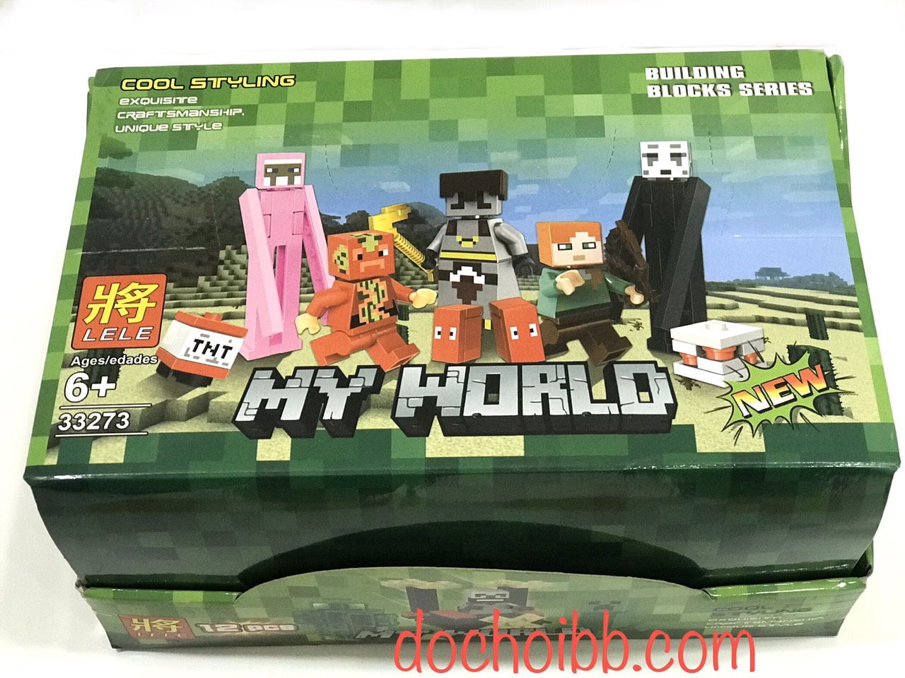 Lego Lắp Ráp 12 Nhân Vật Game Minecraft- My World 33273