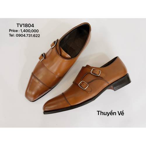 MONK STRAP TV1804 MIDDLE BROWN