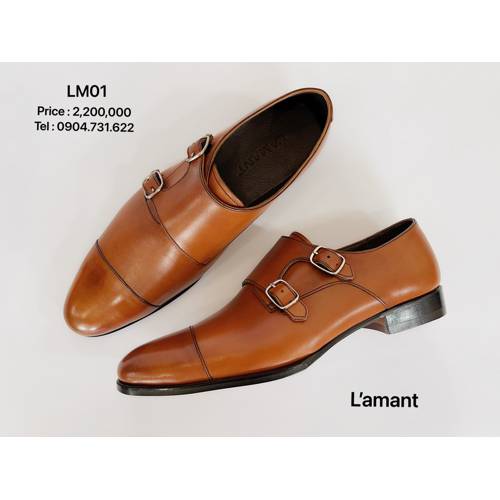 MONK STRAP LM01 COGNAC