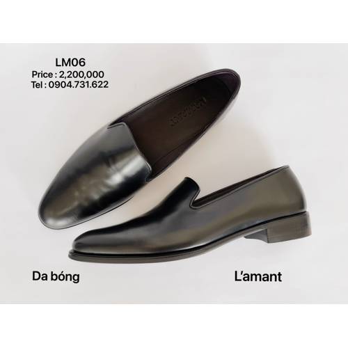 SLIPPER LM06 BLACK BÓNG