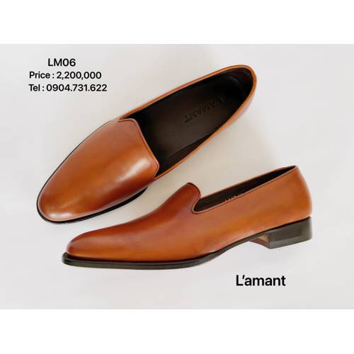 SLIPPER LM06 COGNAC