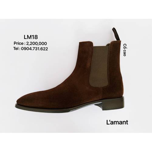 CHELSEA BOOT LM18 #SUEDE DARK BROWN