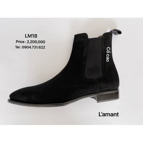 CHELSEA BOOT LM18 #SUEDE BLACK