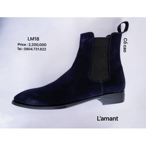 CHELSEA BOOT LM18 #SUEDE BLUE