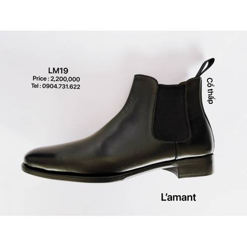 CHELSEA BOOT CROPPED LM19 #BLACK