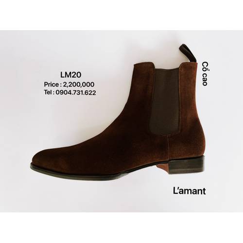 CHELSEA BOOT LM20 #SUEDE DARK BROWN