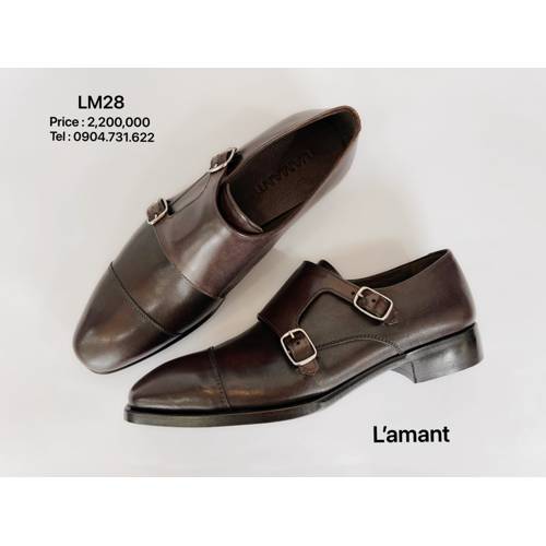 MONK STRAP LM28 #DARK BROWN