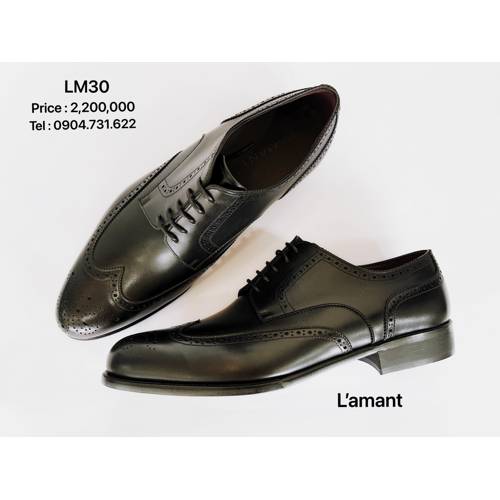 WINGTIP DERBY BROGUES LM30 #BLACK