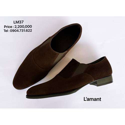 LAZYMEN LM37 #SUEDE DARK BROWN