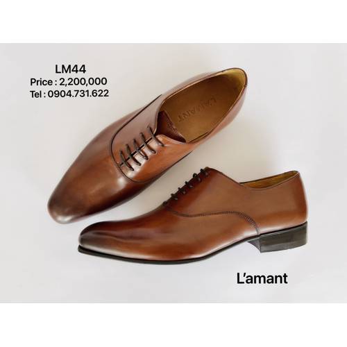 PLAIN OXFORD LM44 #MIDDLE BROWN