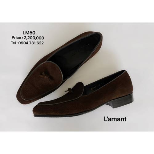 BELGIAN LM50 #SUEDE DARK BROWN