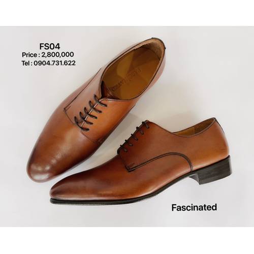 PLAIN DERBY FS04 #MIDDLE BROWN