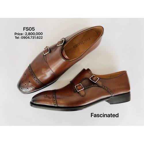 MONK STRAP FS05 #MIDDLE BROWN