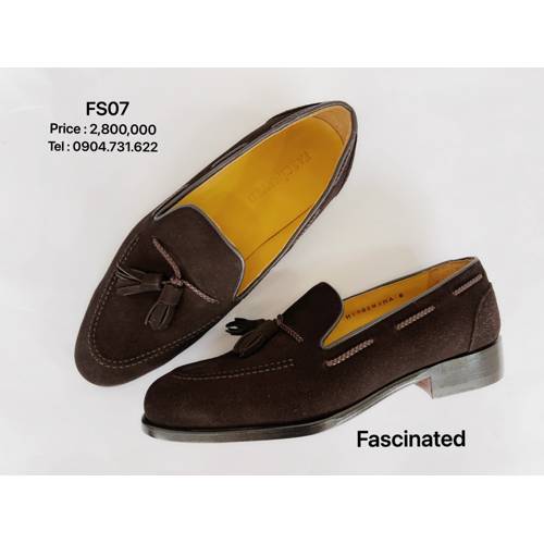 TASSEL HIROSHIMA FS07 #SUEDE DARK BROWN