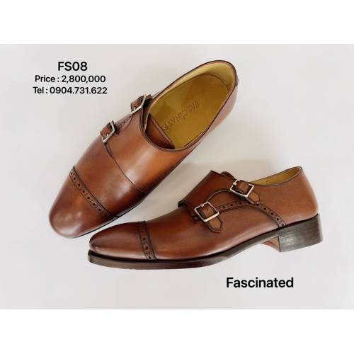 MONK STRAP FS08 #MIDDLE BROWN