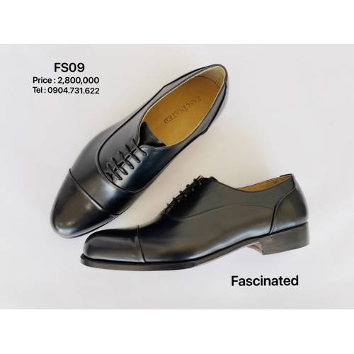 OXFORD CAP TOE FS09 #BLACK