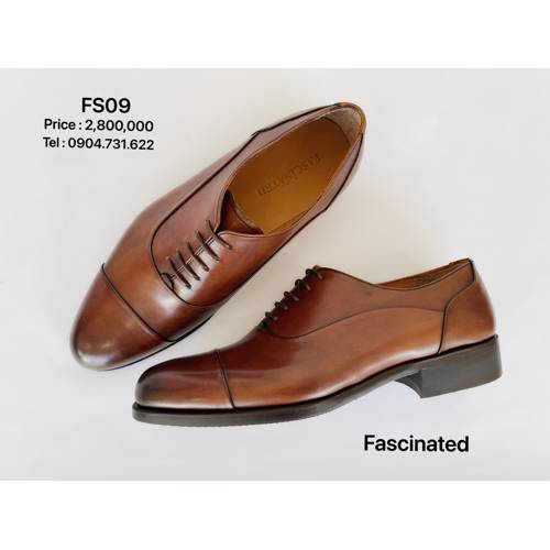 OXFORD CAP TOE FS09 #MIDDLE BROWN