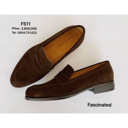 PENNY LOAFER NAGASAKI FS11 #SUEDE DARK BROWN