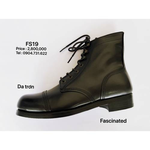 WORKBOOTS FS19 #BLACK TRƠN