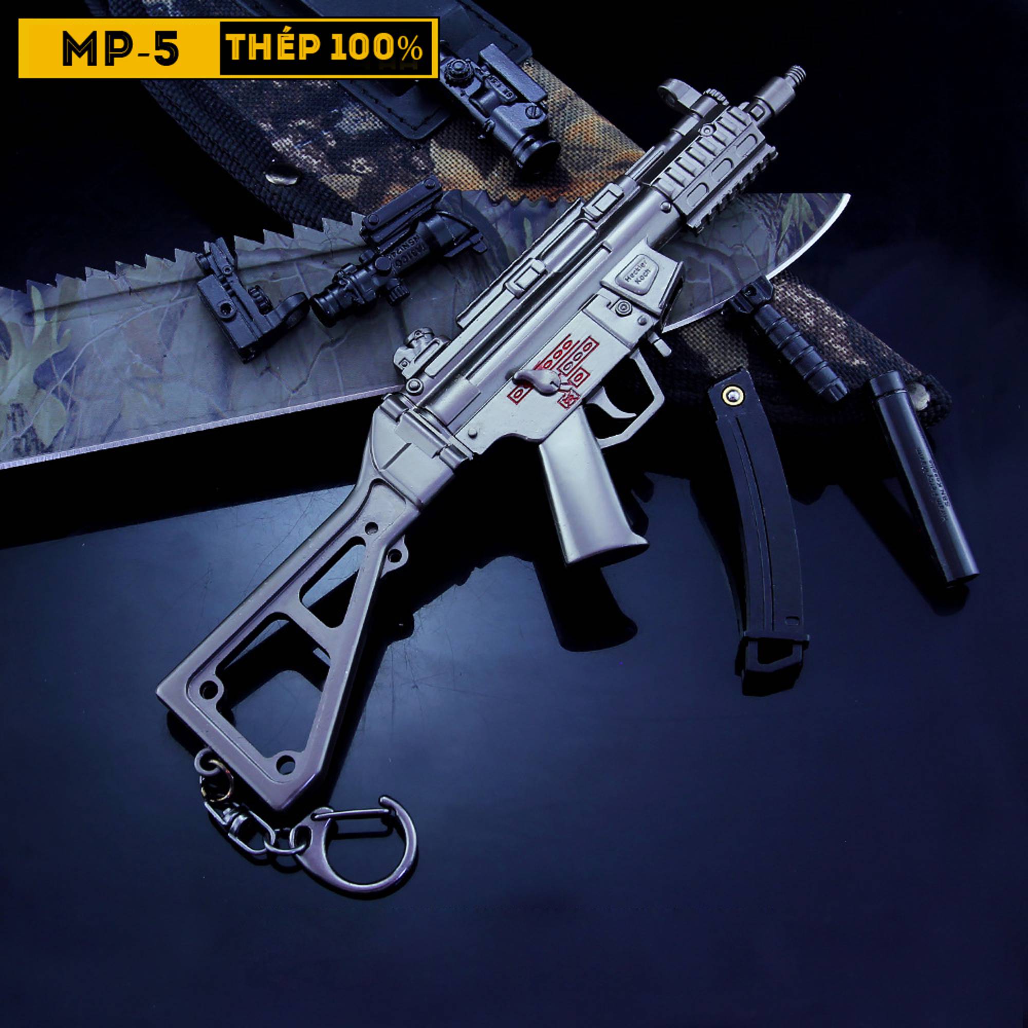 Súng Bắn Đạn Xốp Soft Gun 550 MP5 Cam