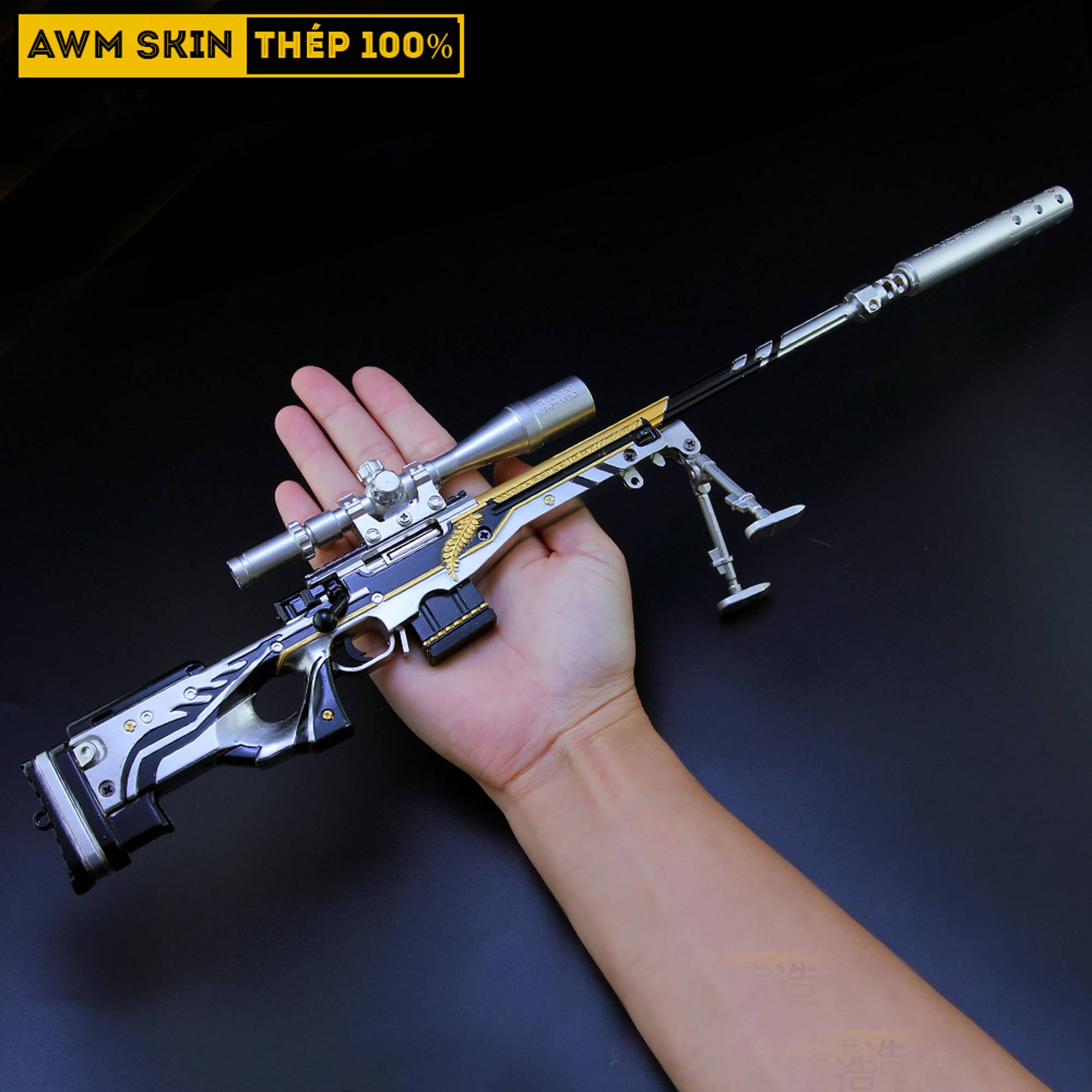 Mô Hình PUBG AWM Classic 42cm Max Size Cao Cấp Tặng Kèm Full Phụ Kiện Và Kệ  Trưng Bày