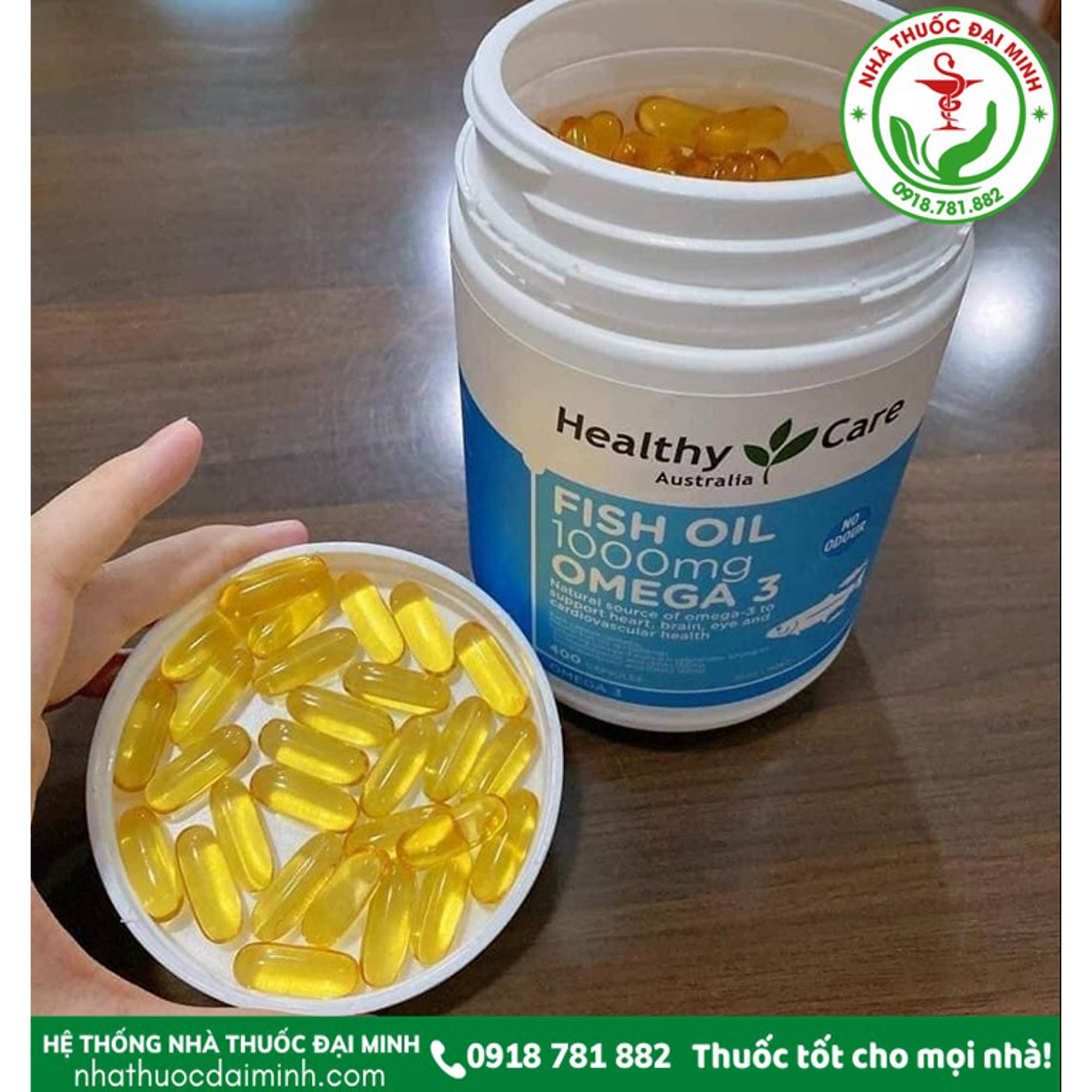 Vi n u ng d u c Omega 3 Healthy Care c a c