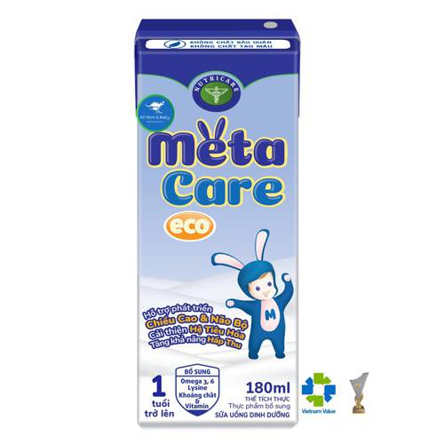 SỮA BỘT PHA SẴN METACARE ECO XANH 180ML