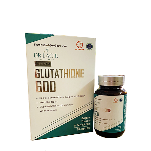 VIÊN UỐNG TRỊ NÁM DR.LACIR GLUTATHIONE 600