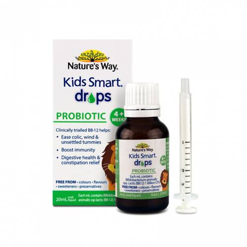 NATURE’S WAY KIDS SMART DROPS PROBIOTIC – BỔ SUNG MEN VI SINH CHO BÉ