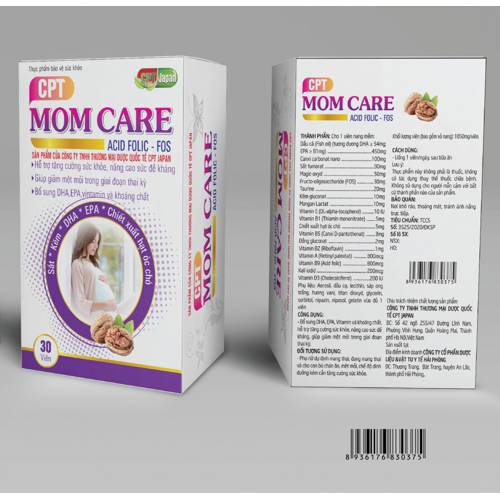 CPT MOM CARE - HỖ TRỢ TĂNG CƯỜNG SỨC KHỎE CHO MẸ BẦU