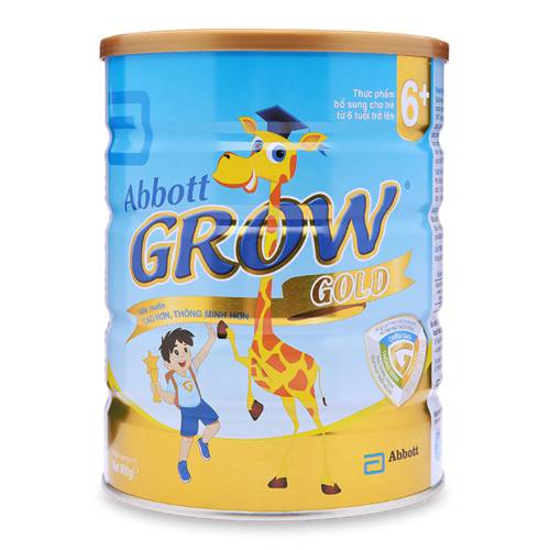 SỮA BỘT ABBOTT GROW GOLD 6 900G- DÀNH CHO TRẺ TỪ 6 TUỔI TRỞ LÊN