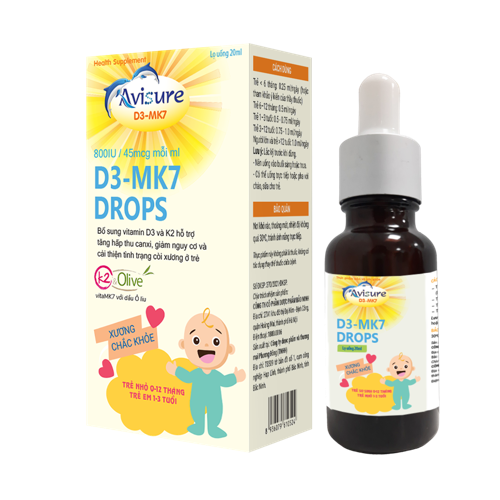Vitamin Avisure D3 MK7 cho bé