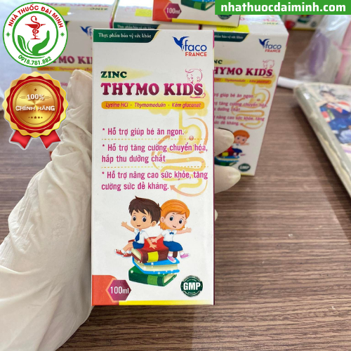 Siro Zinc Thymo Kids - Giúp Bé Ăn Ngon, Tăng Sức Đề Kháng