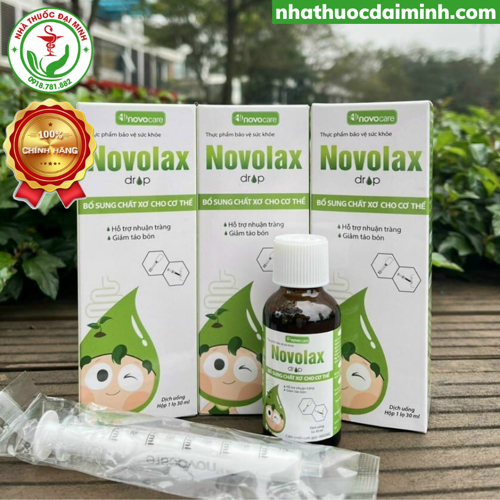 Novolax Drops 30ml – Bổ Sung Chất Xơ, Giảm Táo Bón, Tốt Cho Tiêu Hóa