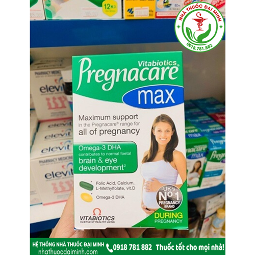Vitamin tổng hợp cho bà bầu Pregnacare Max 84 viên chính hãng